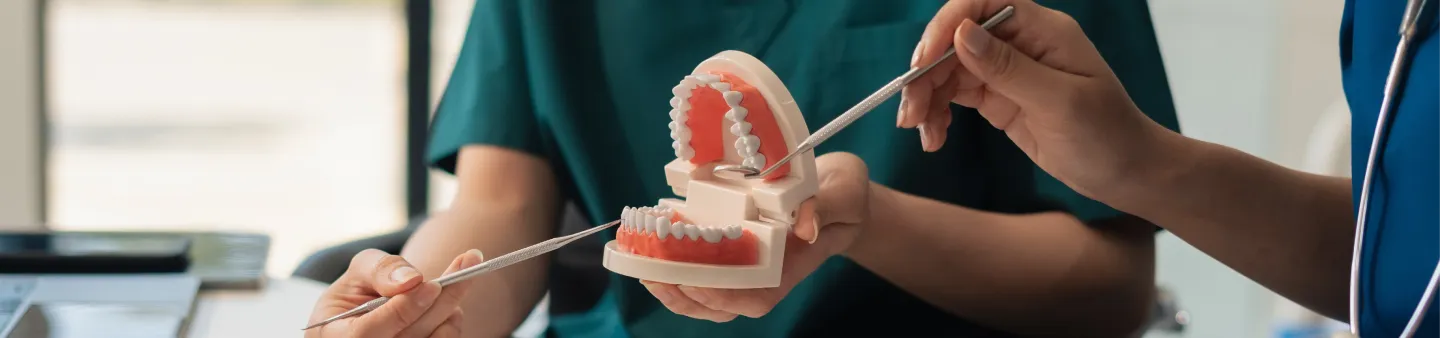 Interior of dental office
